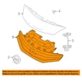 thumbnail image 3 of For 14-16 Versa Note Hatchback Front Grill Grille Assembly Grey w/Chrome Molding, 3 of 5
