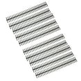 thumbnail image 2 of Binding Coils, 1/2in Binding Spines Good  Gloss Plastic Strip Manual Bound  For Loose Leaf Black, 2 of 8