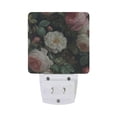 thumbnail image 5 of Yayeee LED Plug in Night Light for The Home with Auto Dusk to Dawn Light Sensors, 2 Pack, White and Pink Roses, 5 of 6