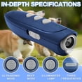 thumbnail image 3 of Ultrasonic Dog Bark Deterrent, Rechargeable, 3 Modes, 16.4ft Range, Indoor & Outdoor, 3 of 7