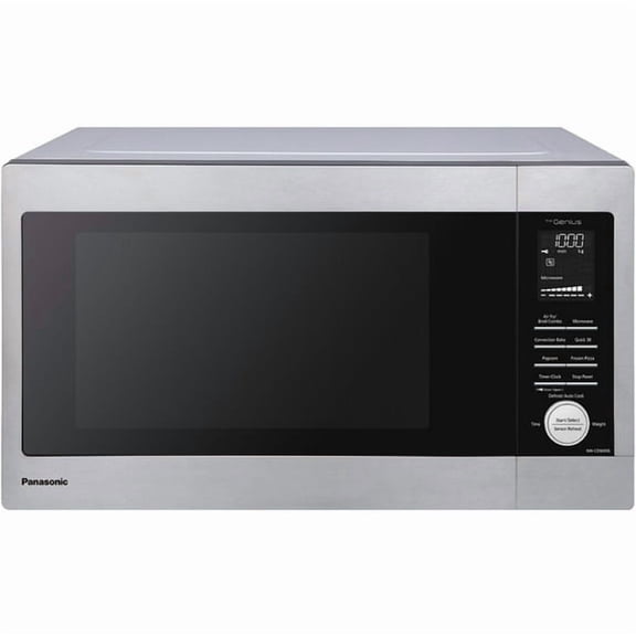 Restored Panasonic NN‑CD65NS HomeMADE 1.3 Cubic Ft. Countertop Microwave, 1200W MultiOven (Refurbished)