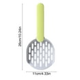 thumbnail image 3 of Cat Litter Scoop, Litter Sifter Scoop with Hollow Grid for Pine Pellets,ABS Plastic Kitty Litter Scooper Durables Mesh Scooped Easys To Clean Suitable For Litter Boxes 10.23x4.33in, 3 of 6