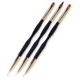 thumbnail image 1 of Pluma De Dibujo De Uñas De Doble Extremo Pluma De Arte De Uñas Pincel Pintura Dibujo Delineador Herramientas De Uñas 3 Uds Moyic CE006013-00, 1 of 6