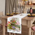 thumbnail image 2 of Table Runners 90 Inches Long Dress Scarves, Spring Floral Farmhouse Coffee/Dining/Kitchen Table Runner for Living Room, Rabbits Country Leaves Tulips Daisy Botanical 13x90 Inch, 2 of 9
