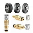 thumbnail image 2 of Air Water Tire Valve Stem TRCH3 Tractor 38x10x10mm For Air Liquid Valves Gold Accessory Chrome Set Complete High Quality, 2 of 7