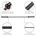 thumbnail image 2 of PEXMOR Barbell Olympic Bar, 7 Feet Olympic Weightlifting Bar 28mm Grip 700 lbs Capacity with Rotating Sleeve, Black, 2 of 7