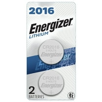 Energizer CR2016 Coin Batteries (2 Pack), 2016 3V Lithium Button Batteries, Long Lasting Power for Watches, Key Fobs, Medical Devices and more