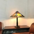 thumbnail image 3 of RADIANCE Goods Tiffany-Style 2 Light Mission Table Lamp 16" Shade, 3 of 3