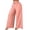 F489 Pink, variant on Linen Pants Women High Waist Solid Color Wide Leg Loose Fit Comfortable Trousers Pink Size 2Xl