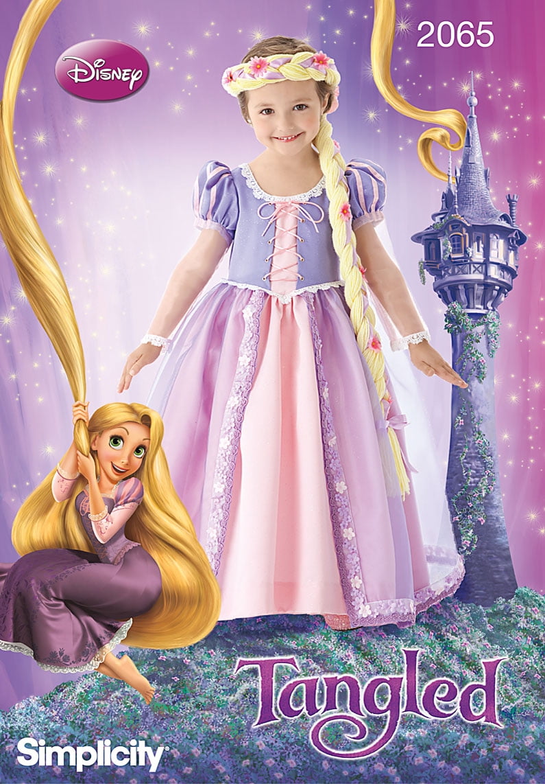 Simplicity Child's Size 38 Rapunzel Costumes Pattern, 1 Each