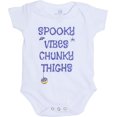 thumbnail image 3 of Spooky Vibes Chunky Thighs 2pc Halloween Layette (9m, Coffins), 3 of 6