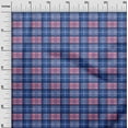 thumbnail image 2 of oneOone Organic Cotton Poplin Twill Fabric Madras Check Printed Craft Fabric BTY 42 Inch Wide, 2 of 4