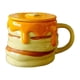 thumbnail image 1 of Linda taza de café con asa y tapa, taza de de leche, taza de dibujos animados para la , taza de , taza de cerámica para, 1 of 9