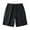 Black, variant on Mens Relaxed Fit Athletic Shorts with Pockets, Lightweight Quick Dry Gym Shorts, Dark Gray,Size L