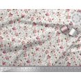 thumbnail image 3 of Soimoi Polyester Crepe Fabric Leaves & Rose Flower Print Sewing Fabric Yard 42 Inch Wide, 3 of 3