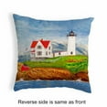 thumbnail image 4 of Betsy Drake Interiors Nubble Lighthouse No Cord Pillow 16x20, 4 of 4
