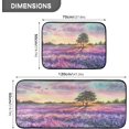 thumbnail image 2 of SKYSONIC Lavender Field Kitchen Rugs Set of 2, Spring Scenery Floor Runner Area Rug Washable Carpet Mat Perfect for Living Room Bedroom Entryway, 2 of 7