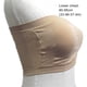 thumbnail image 5 of Minnieouse Sujetador inalámbrico Sujetadores sin tirantes Busto Bandeau Tube Top Cierre de tirador Ropa interior que abraza la Buena elasticidad Ropa interior espalda hueca de carne SG, 5 of 6