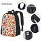 thumbnail image 3 of Easygdp Autumn Leaves Mochila para Niños y Niñas con Set de Caja de Almuerzo y Estuche para Lápices 3 en 1, Mochila Escolar Estampada para Adolescentes, 3 of 7