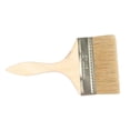 thumbnail image 4 of Pinceles de pintura con de , apto para acrílico, tiza, a base de aceite, látex, , acuarela, cera, barniz, y duradero, 4 - 5 pulgadas Colco pincel de madera beige, 4 of 8