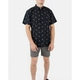 thumbnail image 4 of Visive Mens Big And Tall Short Sleeve Button Shirt, Printed Pizza Shirts, 4 of 12