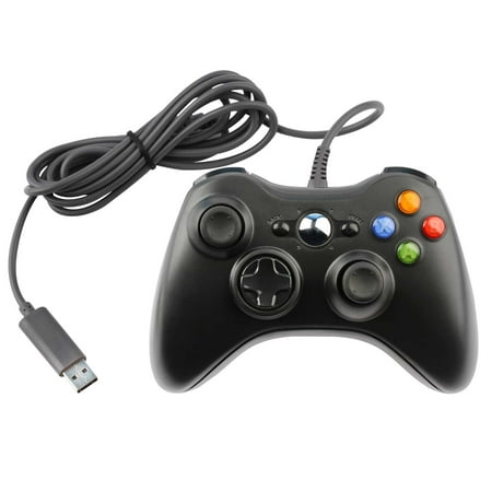 Replacement Gaming Joy Pad Controller For Microsoft Xbox 360 Mac PC Computer Game Console Systems  Wired -
