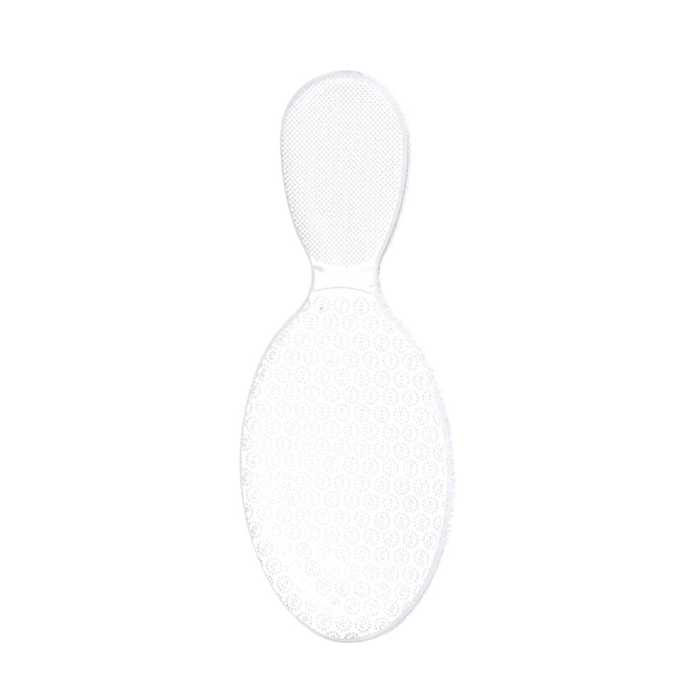 Clear Pedicure Tool with Dual Exfoliation Levels for Shower Foot Care, Compact and Easy to Clean