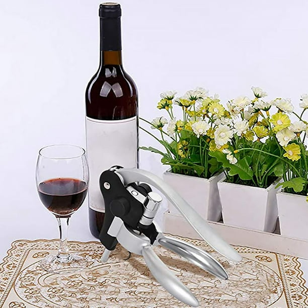 Ouvre-bouteille de vin rouge à levier professionnel, tire-bouchon manuel  simple, pompe à air, accessoires de cuisine et de bar