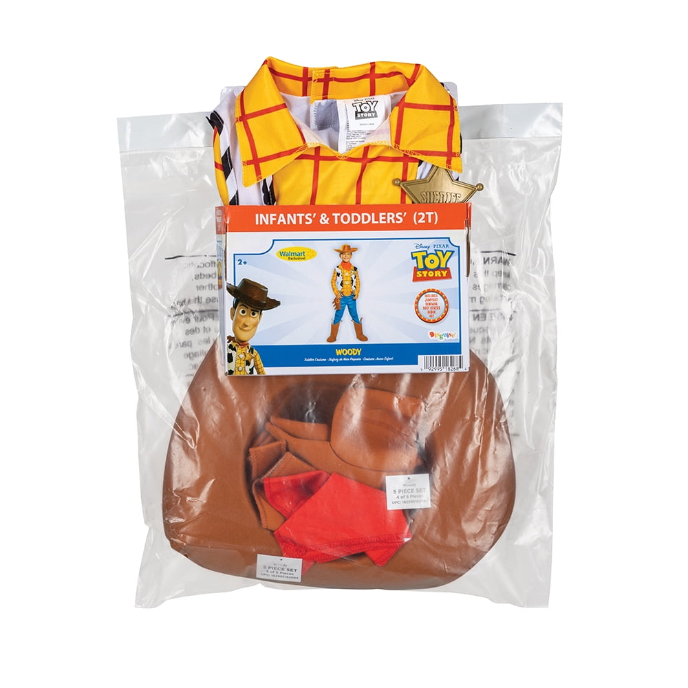 Disney Toy Story Woody Halloween Costume for Toddler, Size 2T, by Disguise