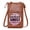 Brown, variant on Ladies Small Crossbody Star Print Women Crossbody Phone Holder Great Gift