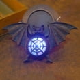 thumbnail image 6 of Prettyui Glow in The Dark Decorative Hanging Bats Hanging Ornament Props for Halloween Decoration, 6 of 7