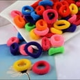 thumbnail image 5 of Awwp Red 1 Pack of Hair Bands (About 100 Pieces) Beauty Makeup Hair Ties 100Pcs Elastic Toddler Hair Ties for Little Girls Kids Small Hair Bands Soft Ponytail Holders Hair Accessories Multicolor, 5 of 6