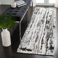 thumbnail image 2 of SAFAVIEH Classic Vintage Morley Abstract Runner Rug, Grey/Ivory, 2'3" x 8', 2 of 7
