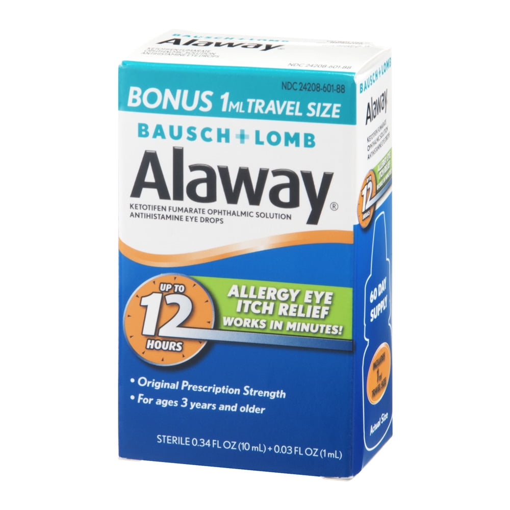 Bausch & Lomb Alaway Eye Drops with Bonus, 10 mL