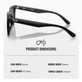 thumbnail image 4 of Ray-Ban RB4420 POLARIZED Square Shaped Sunglasses for Men & Women - Includes Official Rayban Eyewear Kit - Ideal Formal & Casual Wear Sunglasses - Dark Green Lens, 4 of 7