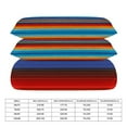 thumbnail image 2 of 3 Pcs Soft Bedding Set, Includes 1 Duvet Cover with Zipper And 2 Pillow Shams,Mexican Serape Twin(86"x70"), 2 of 8