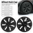 thumbnail image 4 of 19 Inch Hub  Fit For  Model Y 2020-2023, 4PCS Replacement Hub  Protector Cover For Car Decoration Modifications, Wheel Cover Kit Exterior Accessories For, 4 of 8