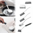 thumbnail image 4 of Cleaning Brush, Scrub Brush Set for Kitchen and Bathroom Household Use with Various Brushes for Cleaning Dishes Tiles Corners and Floors Multifunctional Gap Cleaning Brush, 4 of 7