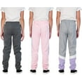 thumbnail image 4 of Hind Girls 3 Pack Fleece Joggers, Size 5-16, 4 of 4
