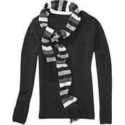 Faded Glory - Women's Plus Crew-Neck Sweater with Scarf