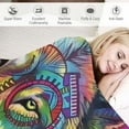 thumbnail image 3 of ARISTURING  Spirit Wolf Blanket for Bed, Dean Russo Wolf  Throw Blanket for Women, Men and Kids - Super Soft Plush Colorful Wolf Blanket Throw Plush Blanket for Wolf Lovers, 3 of 6