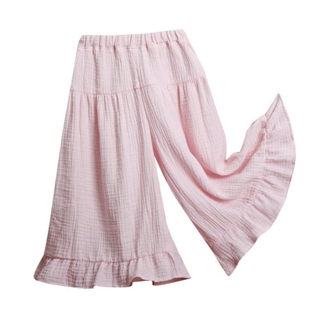 

Kids Toddler Soft Pants Unisex Summer Solid Color Lovely Clothes Baby Child Kids Playwear Streetwear