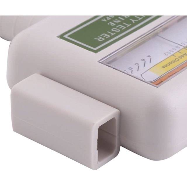 2 en 1 Probador de nivel de cloro portátil pH y Cl2 Nivel de cloro Analizador de calidad del agua Medidor Probador Monitor para piscina, agua de spa, fuente de agua 17 * 11.5 * 3 cm ZefeiWu 8390614861961