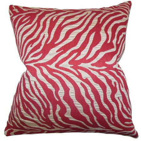 The Pillow Collection Helaine Zebra Print Throw Pillow Cover - Walmart.com
