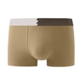 thumbnail image 4 of khonts,Men's Underwear Comfortable Breathable Boxer Briefs Running Tight Pants for Optimal Buttock Movement and Performance Brown L, 4 of 4