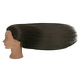 thumbnail image 2 of RYHAIR 30 inches Long 80% Human Hair Mannequin Head for Practice Braiding Styling Updos Cosmetology Barber Training Display with Stand, 2 of 4