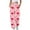 Pink, variant on Kaemgyyd Women's Sweatpants Casual Fashion Drawstring Valentines Print Pants Baggy Cinch Bottom Workout Trousers with Pockets