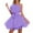 Purple, variant on Riforla Tulle Dress Women off Shoulder Short Puffy Prom Dresses Strapless Mesh Birthday Fairy Dress Ruffle Dresses for Women