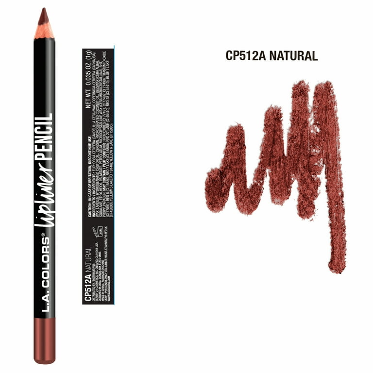 L.A. COLORS, Lipliner Pencil, Natural, 0.035 fl oz - Walmart.com