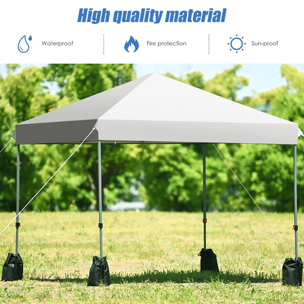 Aimee Lii 8' x 8' Outdoor Pop up Canopy Tent with Roller Bag, Gazebo Tent for Party Wedding BBQ Events, White Aimee Lii 8' x 8' Outdoor Pop up Canopy Tent with Roller Bag, Gazebo Tent for Party Wedding BBQ Events, White